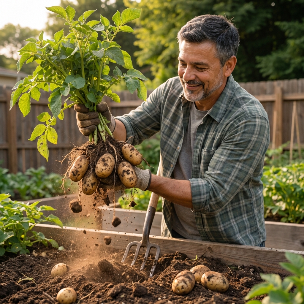 When to Dig Up Potatoes