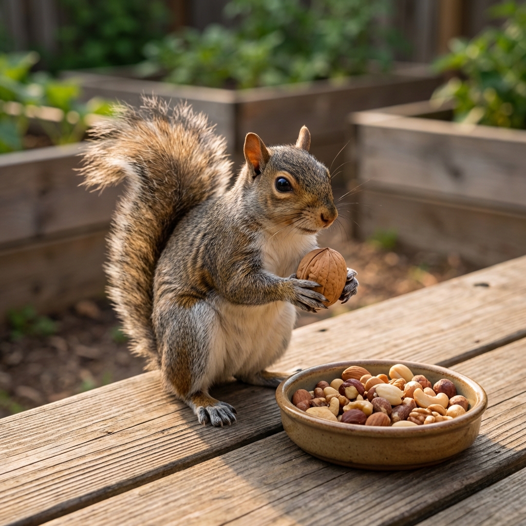 Organic Foods Squirrels Can Eat