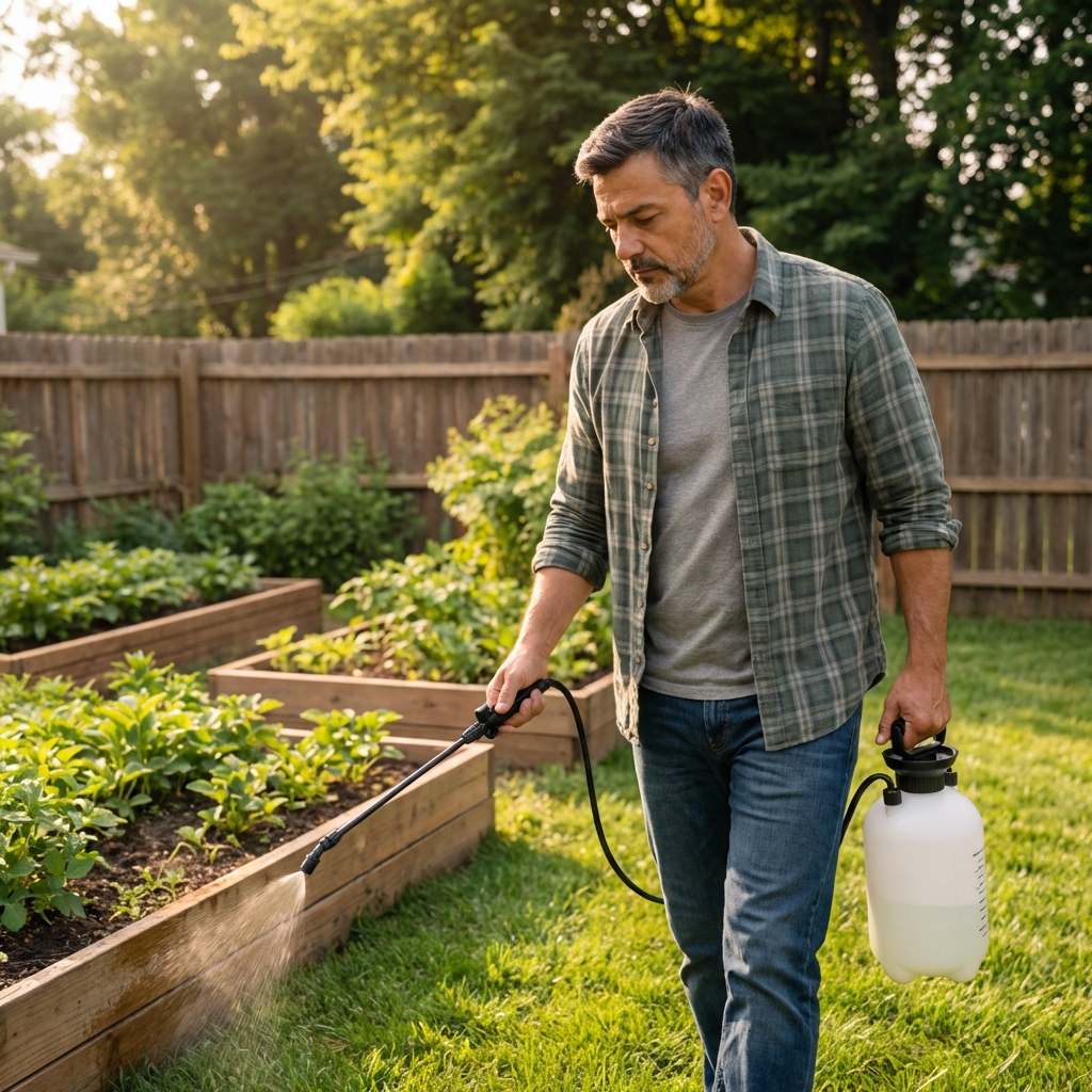 DIY Flea and Tick Spray for the Garden