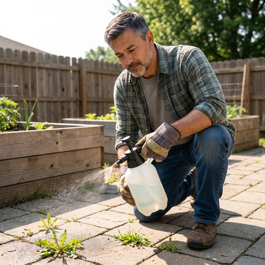 Vinegar and Salt Weed Killer Recipe