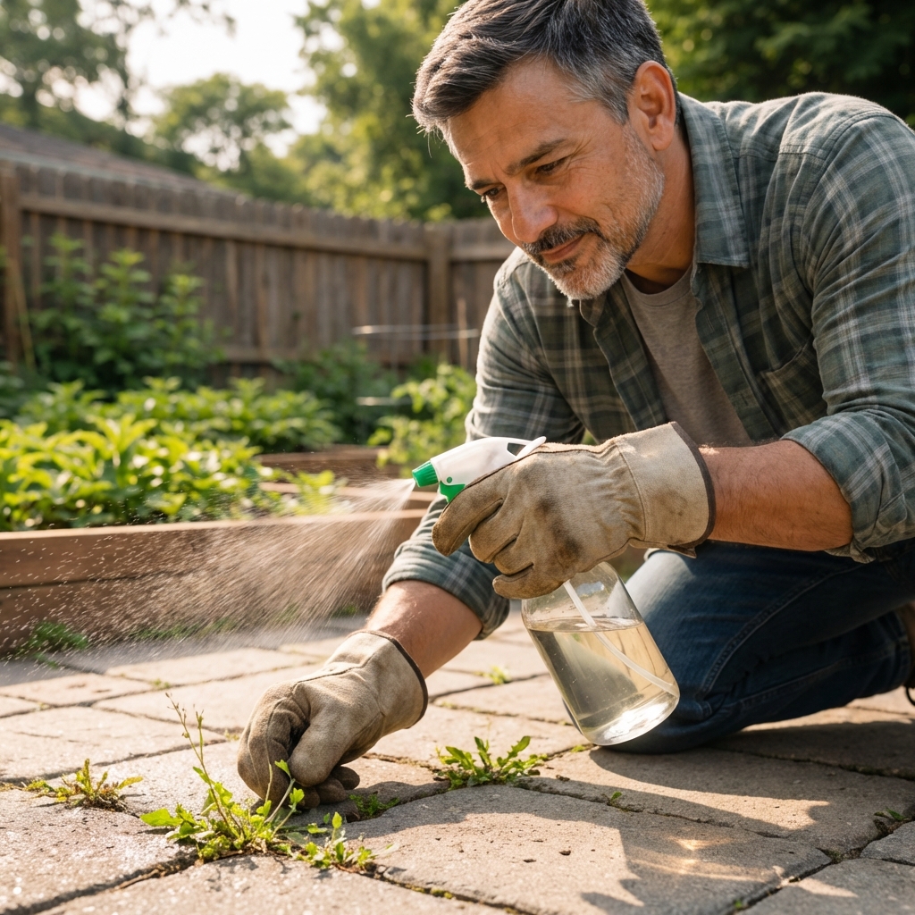 Vinegar Weed Control