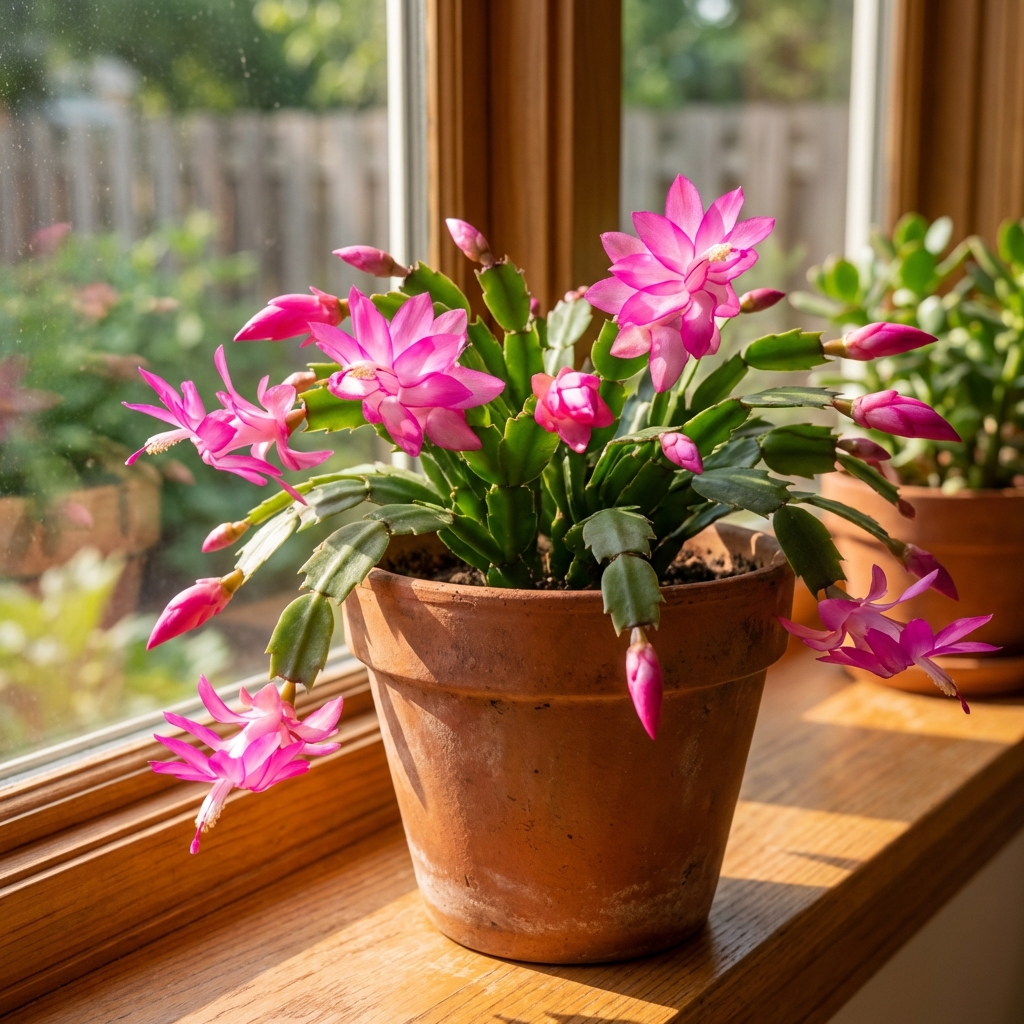 Eco-Friendly Christmas Cactus Bloom Care