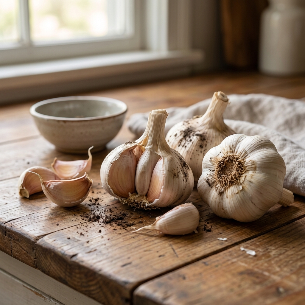 Safe Garlic Clove Storage