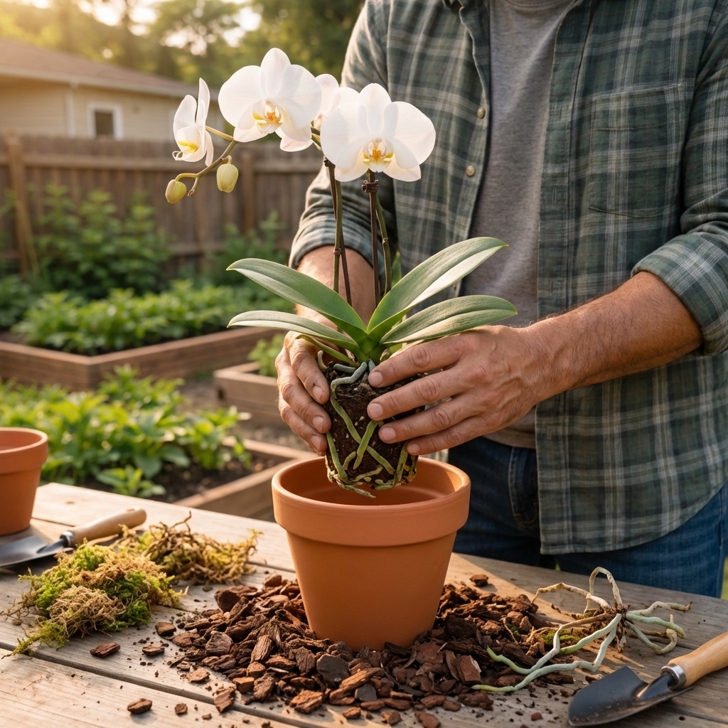 How to Repot an Orchid