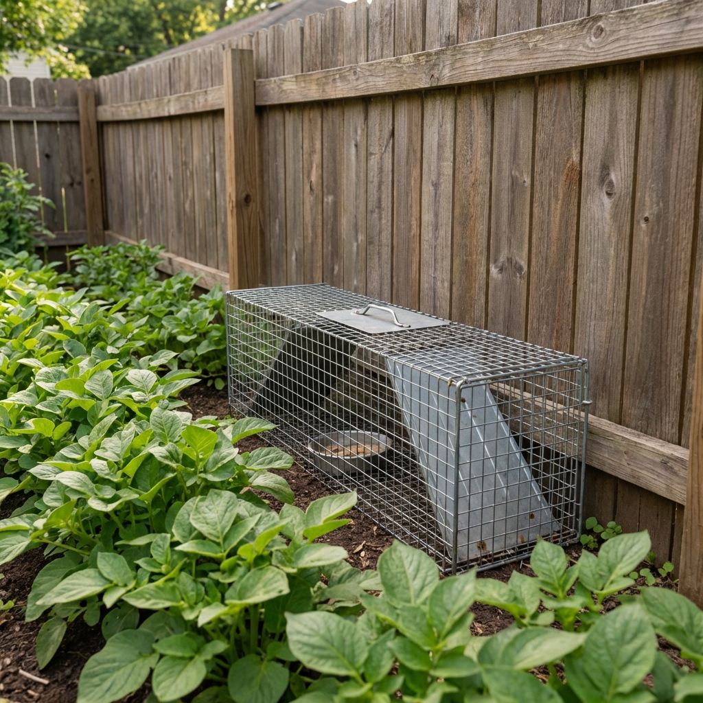 How to Trap a Groundhog in Your Garden