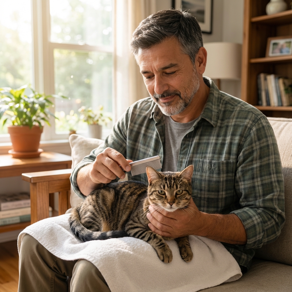 Natural Flea Treatment for Cats