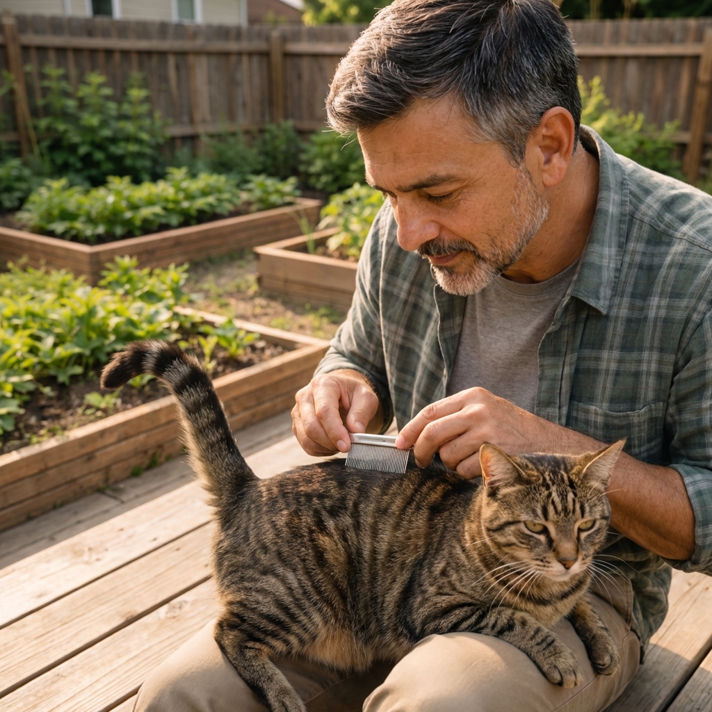 What Kills Fleas on Cats (And How Your Garden Can Help)