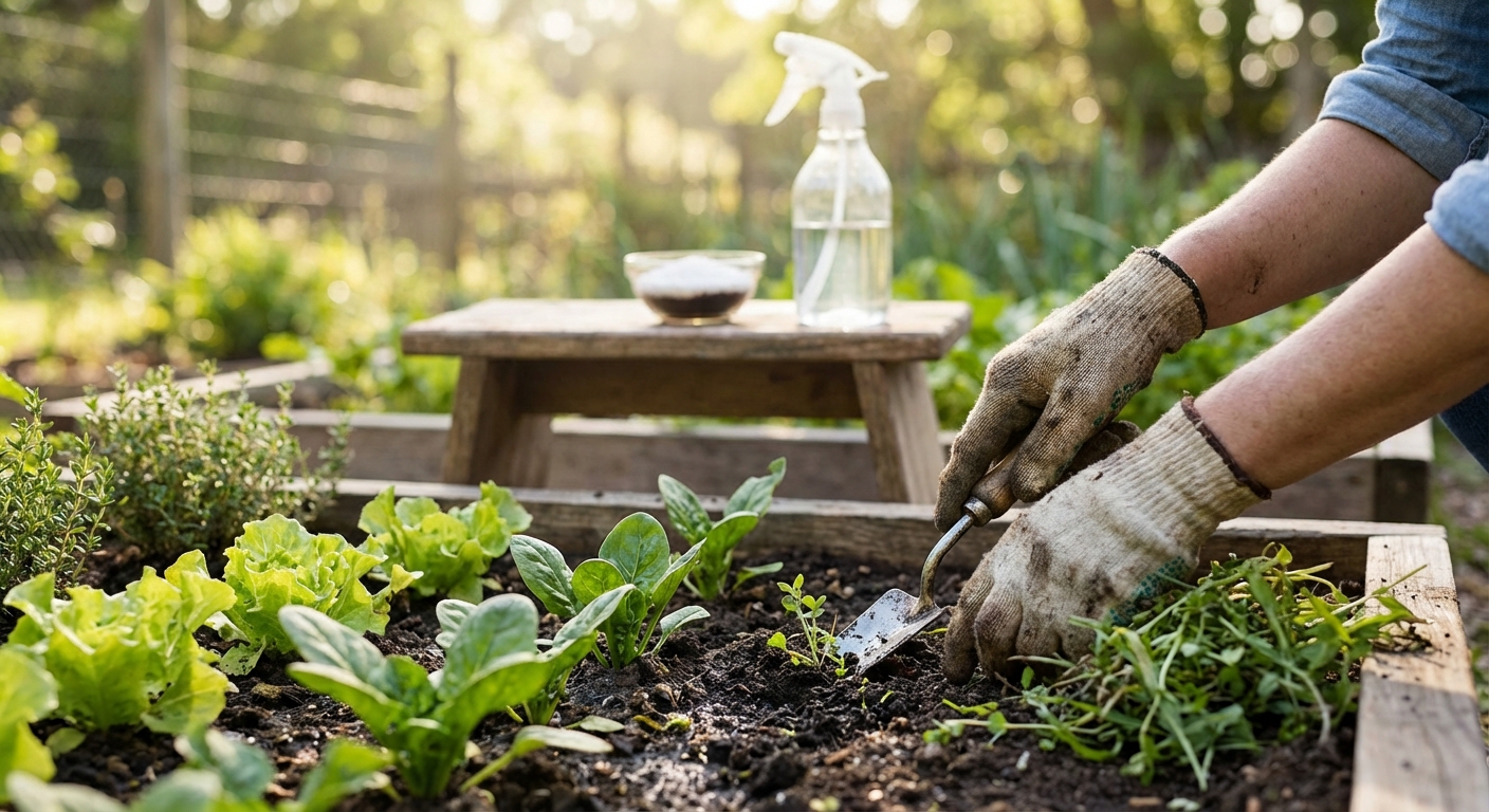 Effortless Natural Weed Killer for Gardens